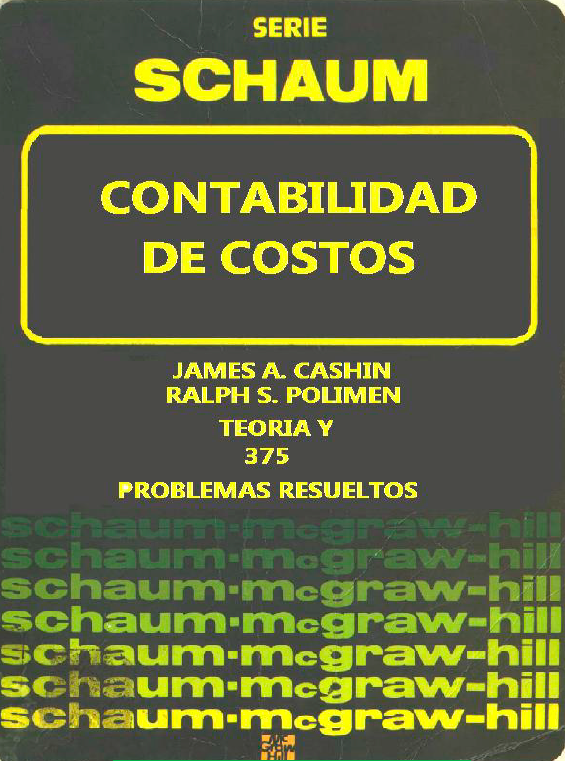 Teoría Y Problemas De Contabilidad De Costos (PDF) » Fredy Olmos